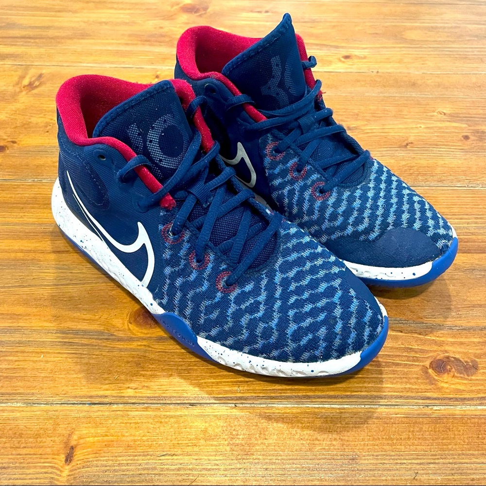Nike Boys KD Trey 5 VIII CT1425-402 Blue Basketball Shoes Size 5Y